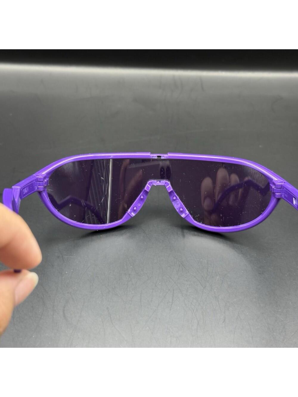 Oakley CMDN Electric Purple Grey Lenses OO9467-0433 (No Wicket/Icons/Nose Piece) - Picture 7 of 12